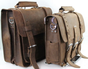 Vagabond Traveler full grain leather backpack