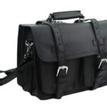 Vagabond Traveler leather briefcase backpack