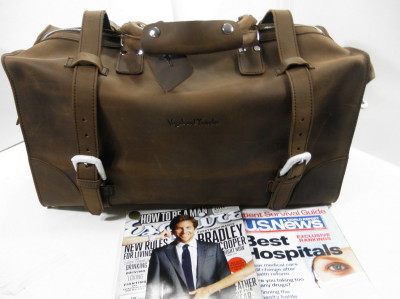 Read more about the article Heavy Duty Men’s Full Leather Travel Duffle L08