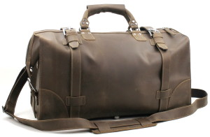 Heavy Duty Men's Full Leather Duffle Bag