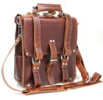 vagabond traveler full leather backpack