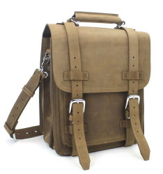 vagabond traveler full leather backpack