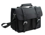 Vagabond Traveler leather briefcase backpack