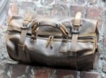 V.T. full grain leather travel bag