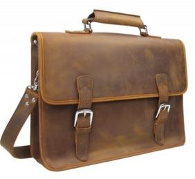 Vagarant Traveler full grain leather briefcase L05