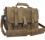 Vagarant Traveler full grain leather briefcase backpack L06 distress