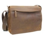 Vagarant Traveler full grain leather messenger bag L18