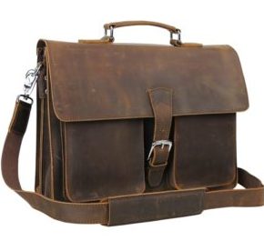 Vagarant Traveler full grain leather briefcase L64