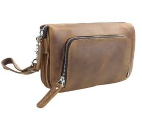 Vagarant Traveler full grain leather clutch purse LH07