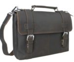 Vagarant Traveler full grain leather messenger laptop bag LM25