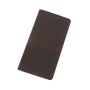 Full Grain Leather Simple Checkbook Cash Folder B160B