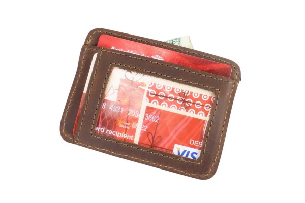 Full Grain Leather Slim Card Holder B180