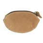 Vagarant Traveler Full Grain Leather Shell Shape Coin Holder B202