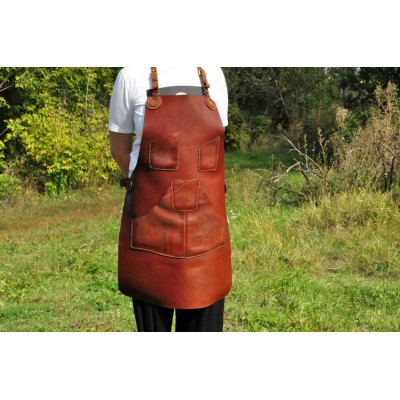 Leather Barbecue Apron YICP01