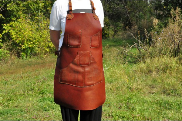 Leather Barbecue Apron YICP01