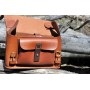 Leather Swiss Military Bag (Brown) YIMB01