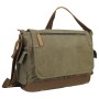 15 in. Casual Style Canvas Laptop Messenger Bag C31B