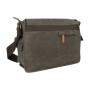 15 in. Vintage Cotton Wax Canvas Laptop Messenger Bag C31LW