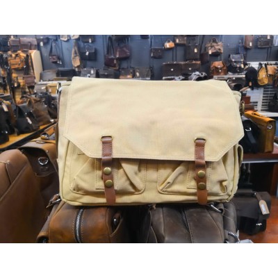 15 in.  Casual Style Canvas Shoulder Messenger Bag C52