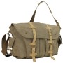 17 in. Large Casual Canvas  Messenger Shoulder Bag C55