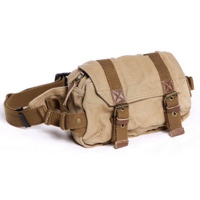 9 in. Stylish Canvas Waist Fanny Pack C82