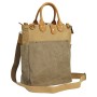 Casual Style Cotton Canvas Shoulder Bag Tote CM02