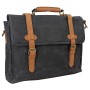 Vintage Cotton Wax Canvas Laptop Messenger Bag CM20