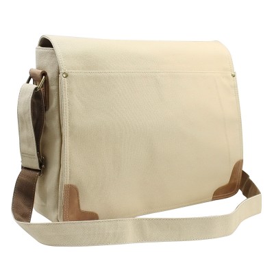 16 in. Casual Style Canvas Laptop Messenger Bag CM23