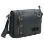 Full Grain Leather Messenger Bag Asymmetrical L14