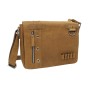 Full Grain Leather Messenger Bag Asymmetrical L14