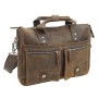 15 in. Classic Oil Tanned Cowhide Leather Bag L22