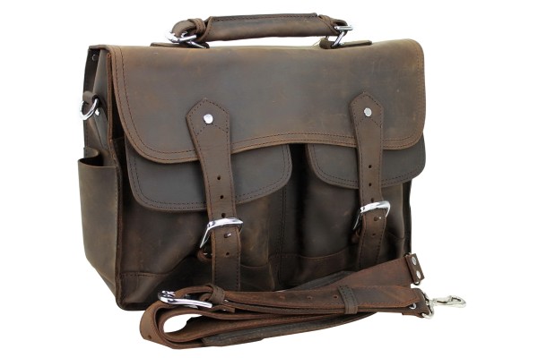 Full Grain Leather Cowhide Leather Pro Briefcase L41