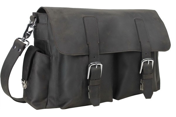 Casual Leather Messenger Bag L51