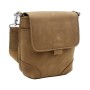 7” Cowhide Leather Cross-Body Waist Bag LH04