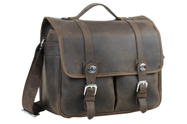 Sale - Full Grain Cowhide Leather Medium Camera Bag LH36