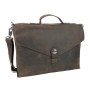 Cowhide Leather Slim Messenger Bag LM17