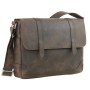 Medium Full Grain Leather Messenger Bag LM32