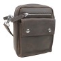 Cowhide Leather Cross-Body Waist Bag LS31