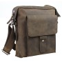 Full Grain Leather Medium Shoulder Messenger Bag LS67