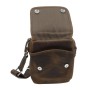 9 in. Cowhide Leather Parent-Child Shoulder Waist Bag LS23