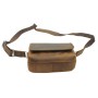 8” Cowhide Leather Shoulder Waist Bag LS25S