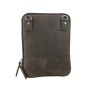 Full Grain Leather Slim Satchel Handbag iPAD Tablet Sleeve LS71